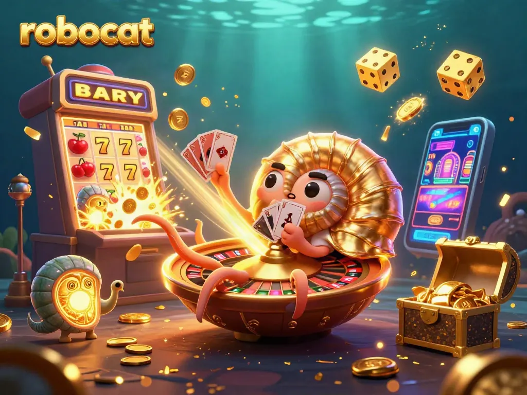 Engage with robocat to win big at the online casino filled with colorful gaming elements and jackpots.